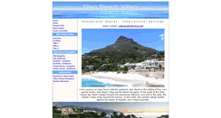 Desktop Screenshot of glenbeachvillas.co.za